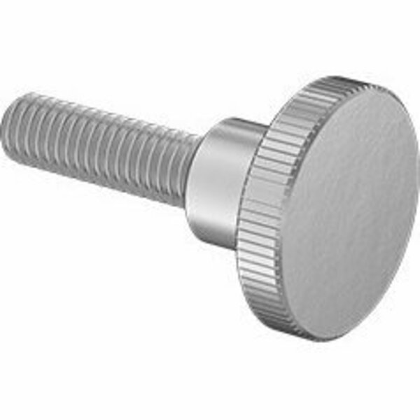 Bsc Preferred Stainless Steel Raised Knurled-Head Thumb Screw M3.5 x 0.6 mm Thread Size 12 mm Long 92558A614